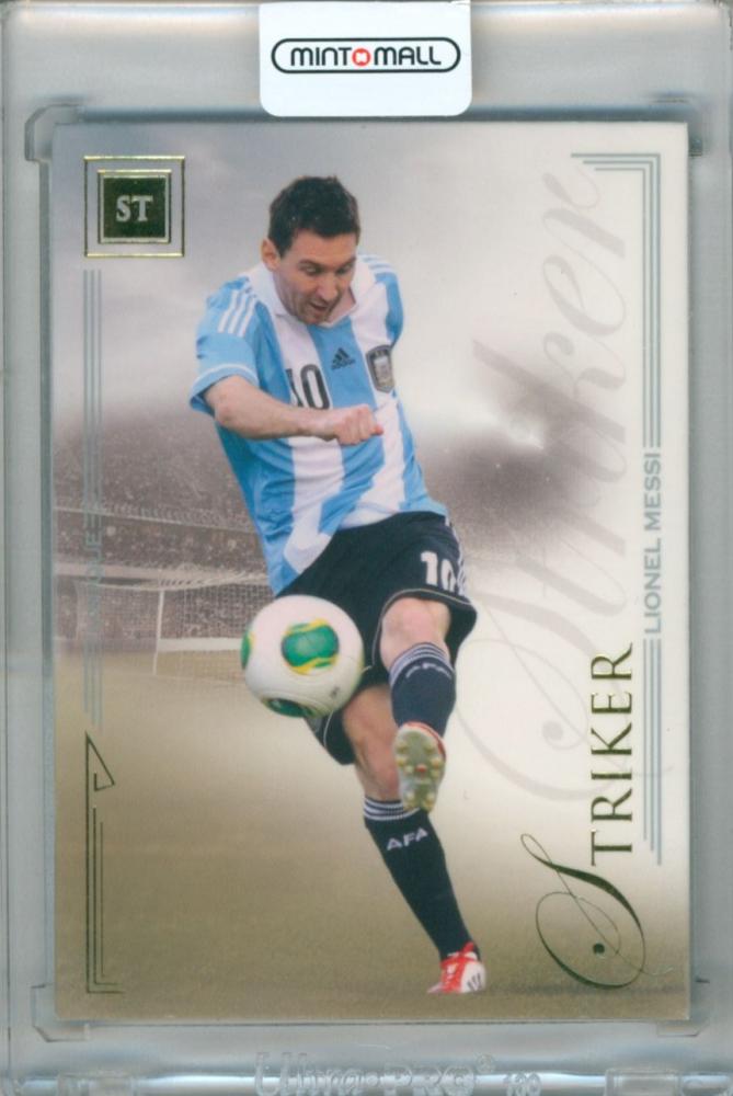 2014 Futera Unique Soccer Lionel Messi #081 Striker collectible trading card