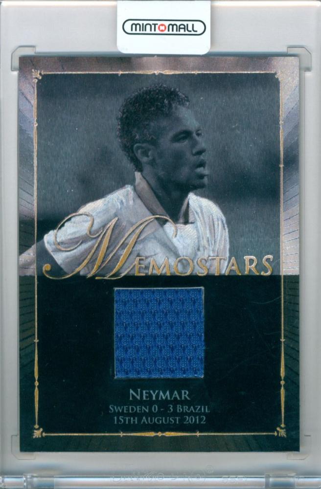 2014 Futera Unique Soccer Neymar Jr serial #M05 Memostars033/100 collectible card