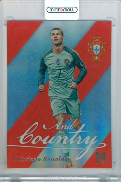 2017 Panini Nobility Cristiano Ronaldo trading card numbered 9B showing player and country details