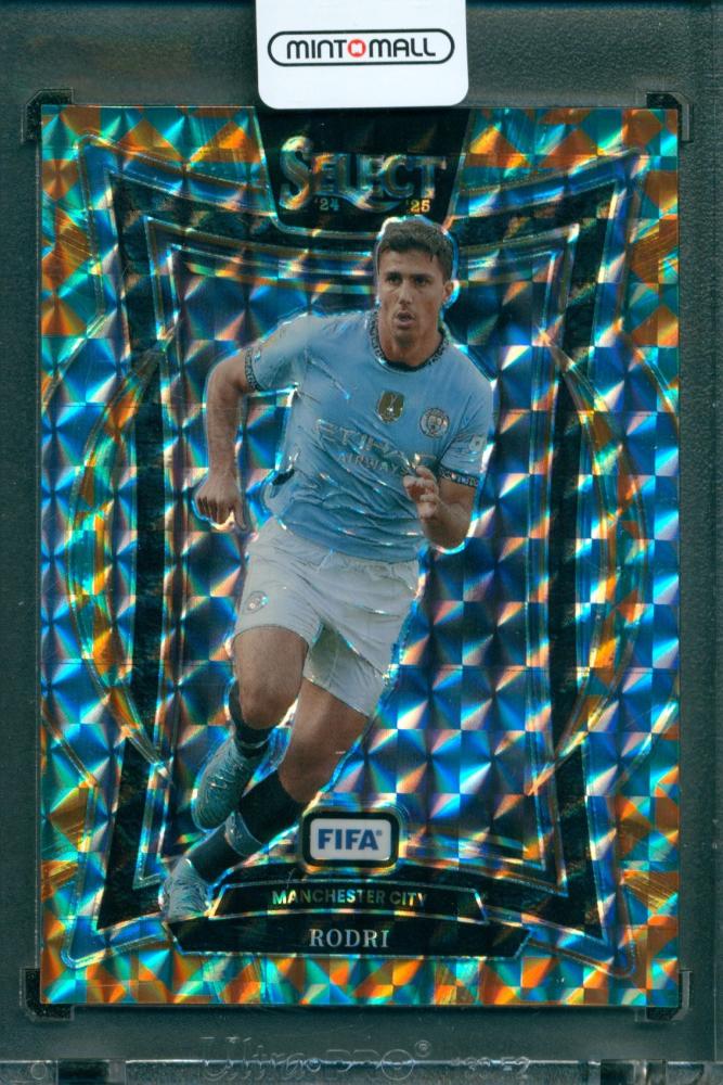 2024-25 PANINI Select Fifa Rodri card numbered 25 with Tessellation 10/15 from Manchester City