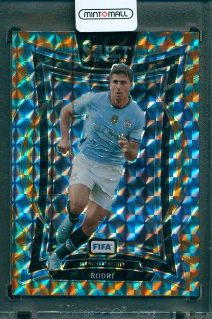 2024-25 PANINI Select Fifa Rodri card numbered 25 with Tessellation 10/15 from Manchester City