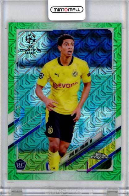 2020-21 Topps Chrome UEFA Champions League Japan Edition Jude Bellingham Green #68 collectible card