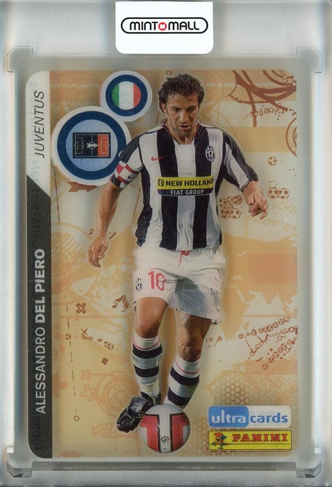 PANINI ULTRA CARDS trading card featuring Alessandro Del Piero in Juventus kit
