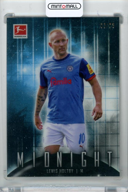 2024-25 Topps Midnight Bundesliga Lewis Holtby #48 Base Moonrise Parallel03/25 trading card Holstein Kiel