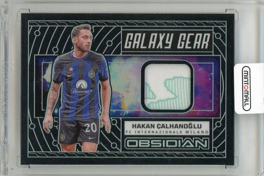 2023-24 PANINI Obsidian Hakan Calhanoglu Galaxy Gear trading card numbered 13131 of 199