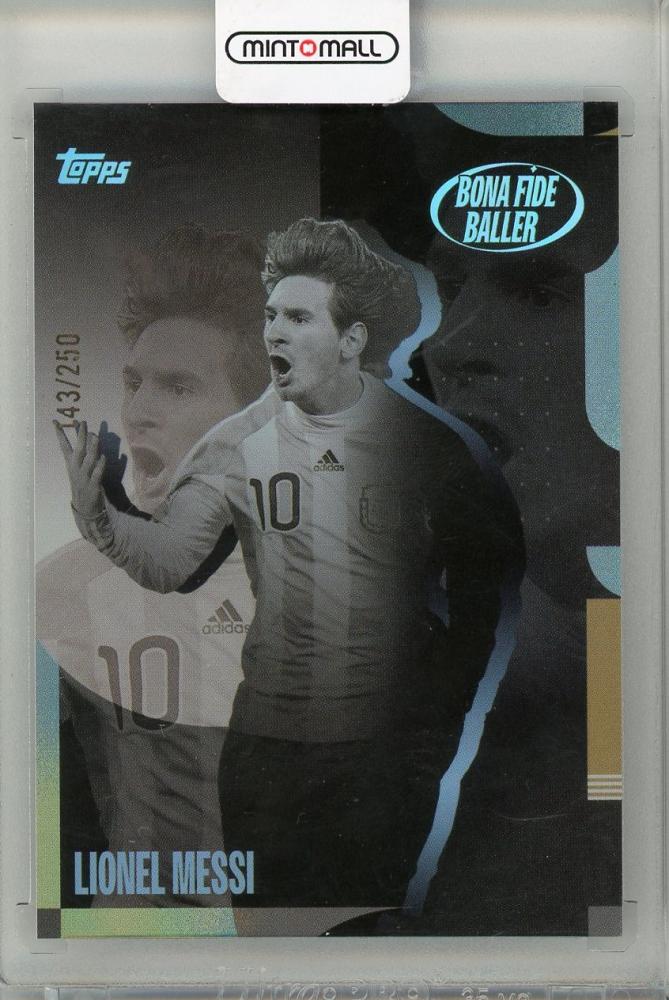 2024 TOPPS Argentina Team Set Lionel Messi BONA FIDE BALLER collectible trading card #48143/250