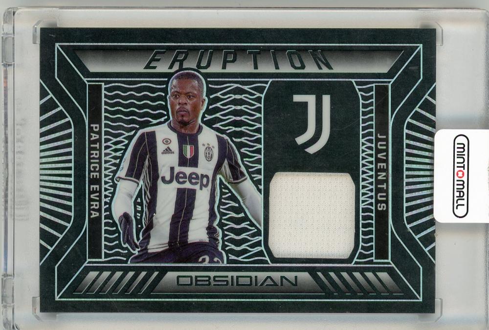 2021-22 Panini OBSIDIAN Patrice Evra Jersey serial number 004/149, authentic football collectible