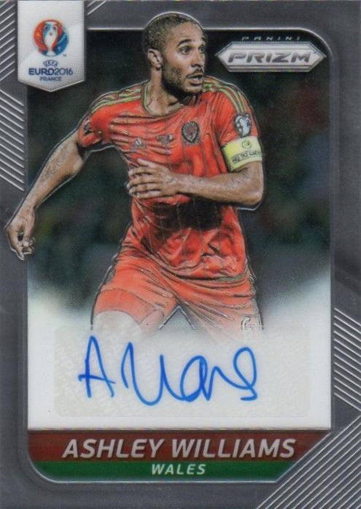 2016 Panini Euro Prizm Ashley Williams Autographs collectible trading card