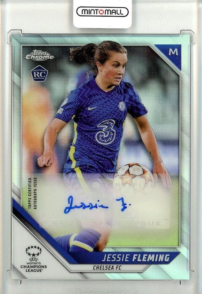 2021-22 Topps Chrome Women trading card from Topps Chrome series showing female athlete