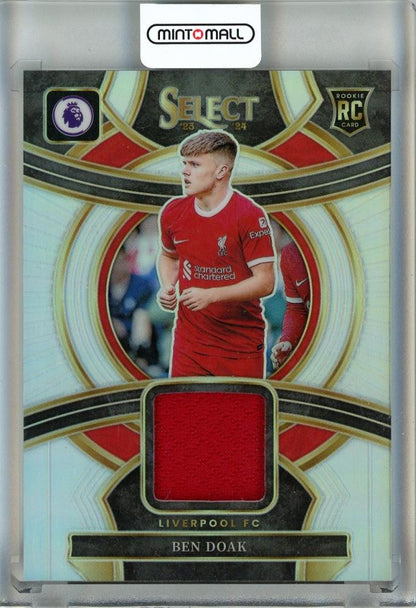 2023-24 Select English Premier League Ben Doak Select Swatches trading card #12 Liverpool FC