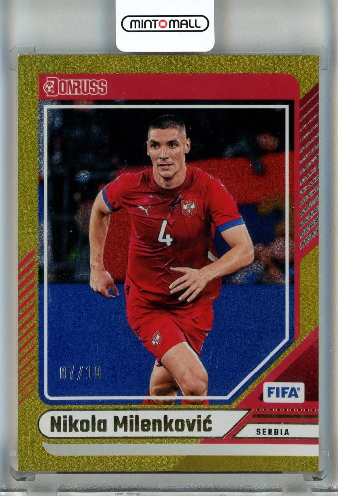2024-25 Panini Donruss Nikola Milenkovic Gold #1507/10 trading card from Serbia