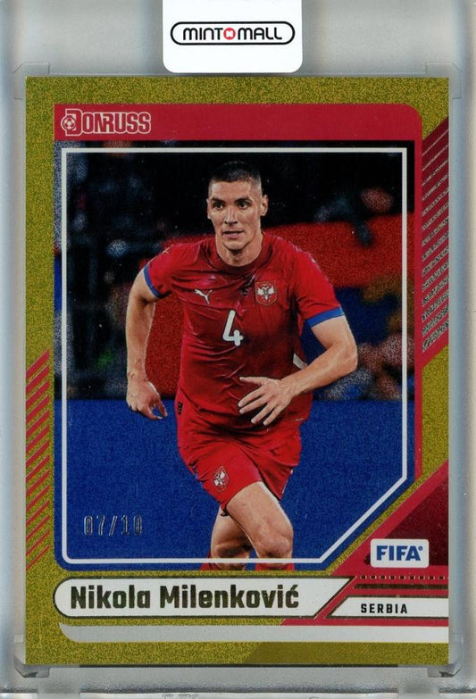 2024-25 Panini Donruss Nikola Milenkovic Gold #1507/10 trading card from Serbia