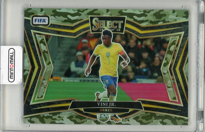 2024-25 PANINI SELECT FIFA Vini JR. Camo trading card serial 214110/135 from Brazil