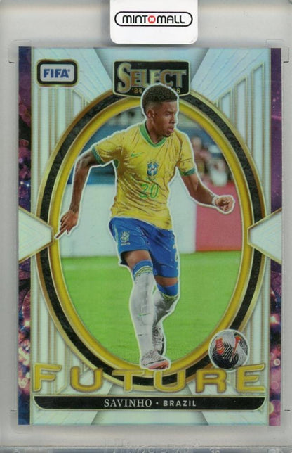 2024-25 PANINI SELECT Savinho Future Silver Prizm trading card #19 from Brazil in used condition