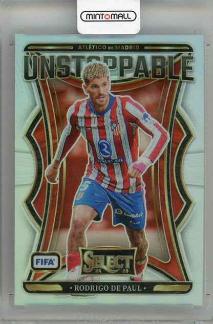 2024-25 PANINI SELECT Rodrigo De Paul Unstoppable #3 Atlético de Madrid trading card