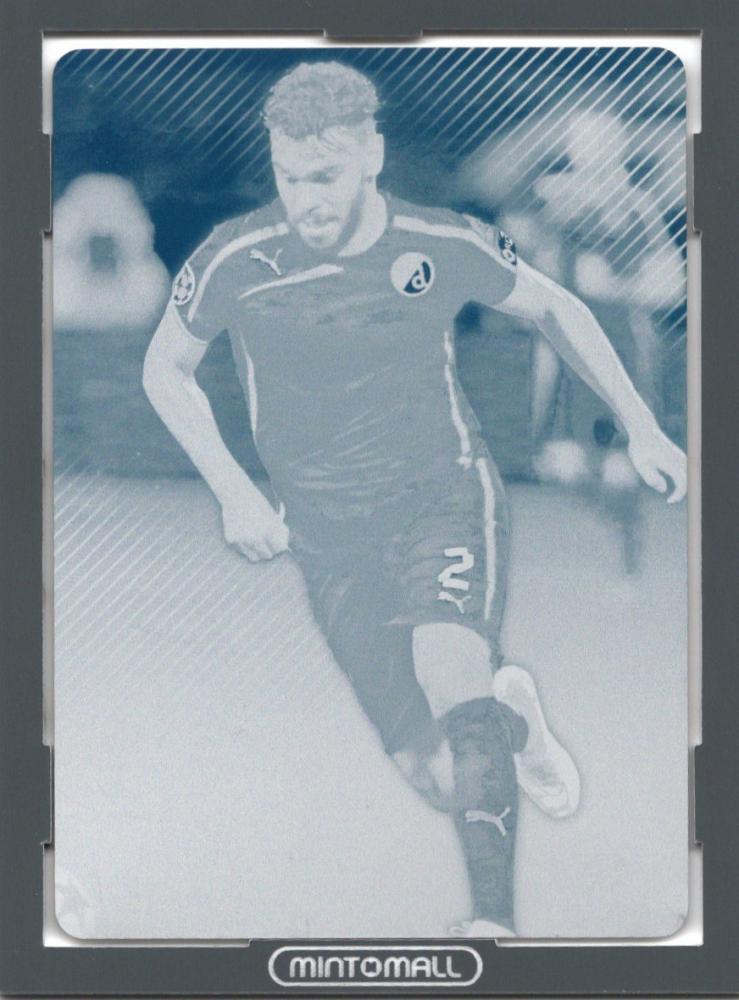 2015-16 Topps UEFA Champions League Showcase printing plate featuring El Arabi Hilal Soudani