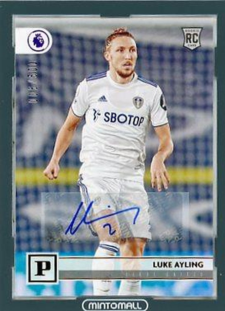 2020-21 Panini Chronicles Luke Ayling Premier League Autographs rookie card numbered 006 out of 500