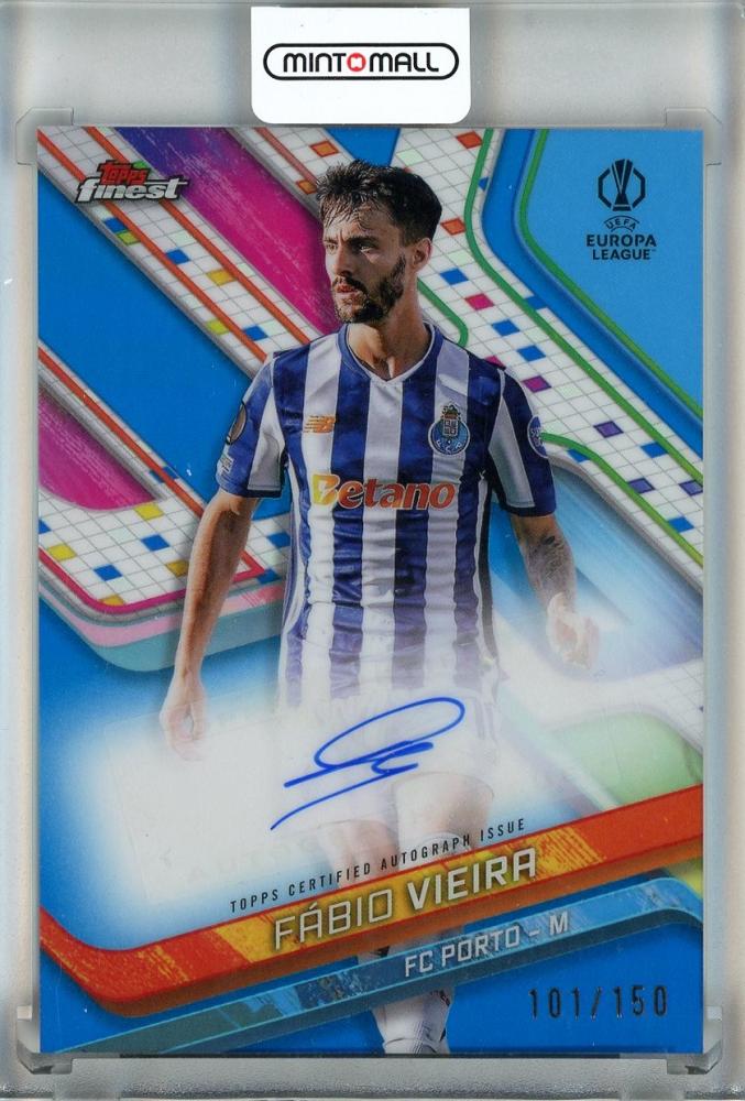 2024-25 Topps Finest UEFA Club Competitions Fabio Vieira autograph card #BA-FO101/150 from FC Porto