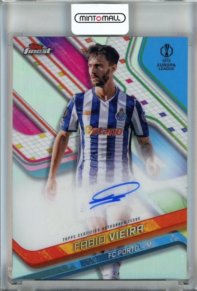 2024-25 Topps Finest UEFA Club Competitions Soccer Fabio Vieira Autograph Card #BA-FO from FC Porto
