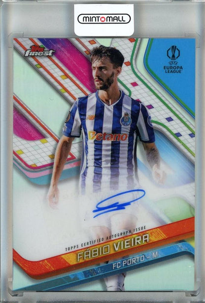 2024-25 Topps Finest UEFA Club Competitions Soccer Fabio Vieira Autograph Card #BA-FO from FC Porto