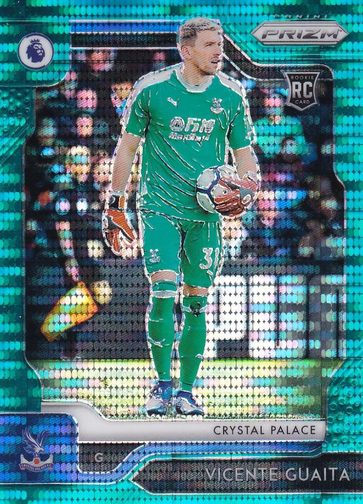 2019-20 Panini Prizm Premier League Breakaway Crystal Palace Vicente Guaita Base Teal Parallel card number 24/35