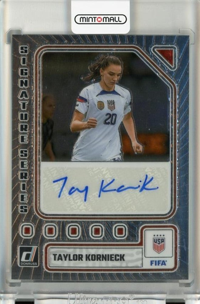 2023-24 Panini Donruss Taylor Kornieck Signature Series Auto collectible trading card