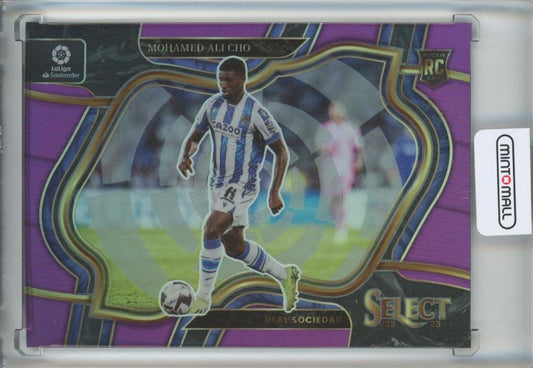 2022-23 Panini Select La Liga Mohamed Ali Cho rookie card Purple Prizm #240 Field Level 27/75