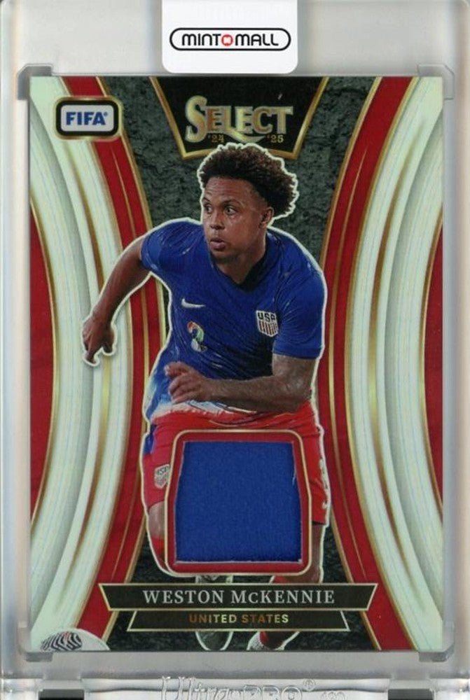 2024-25 Panini Select FIFA trading card featuring Weston McKennie Select Memorabilia FIFA #29