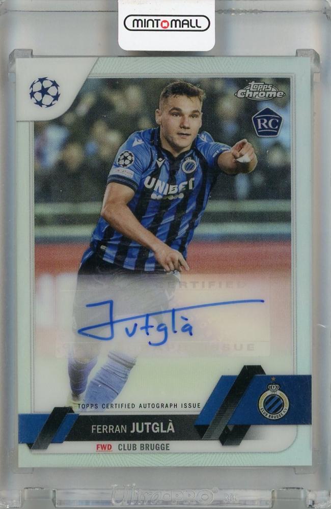 2022-23 Topps Chrome UEFA Club Competitions Ferran Jutgla Autographs card #CAFJ from Club Brugge