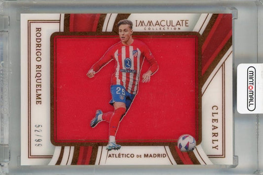 2023-24 Panini Immaculate Collection Rodrigo Riquelme Clearly Immaculate Jersey #4352/99 Atletico Madrid