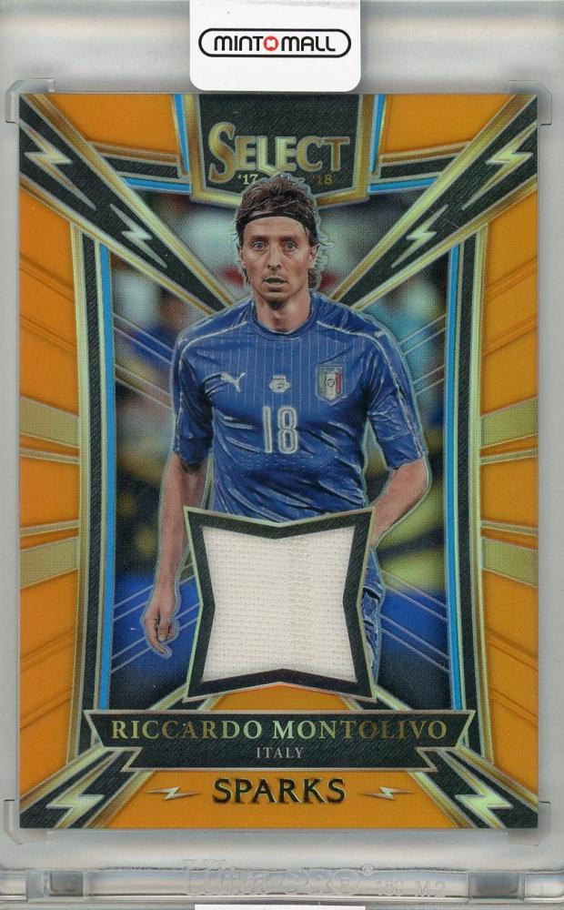 2017-18 PANINI SELECT Riccardo Montolivo patch card numbered SP-RM57/75 from Italy with player image