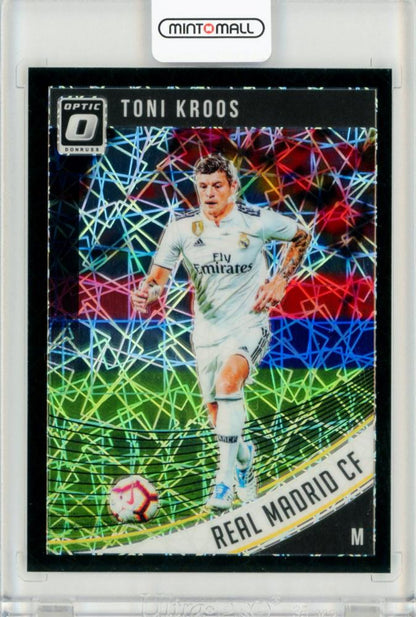 2018-19 Panini Donruss Optic Toni Kroos Black Velocity #29 Jersey Number card serial 8 of 25
