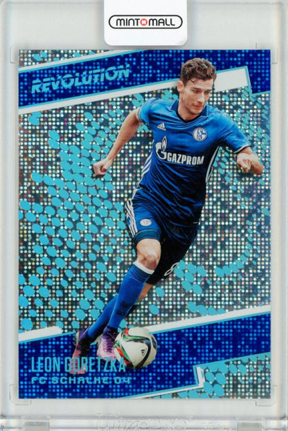 2017 Panini Revolution Leon Goretzka Disco soccer trading card #160 numbered 12 of 25
