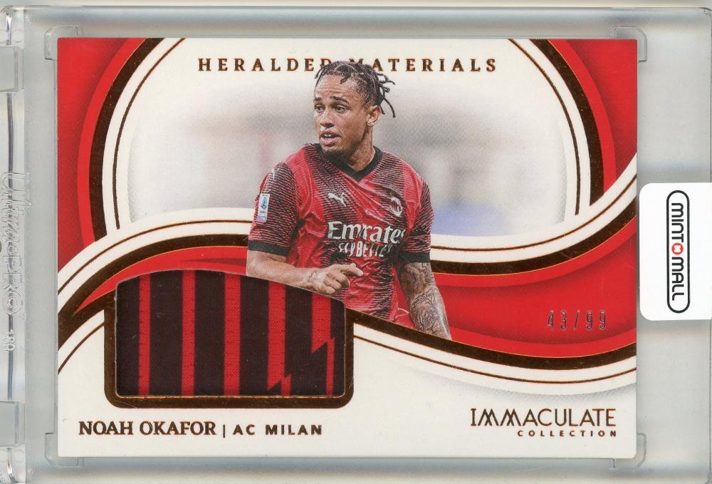 2023-24 Panini-Immaculate Collection Soccer Noah Okafor Jersey with serial number 43 out of 99