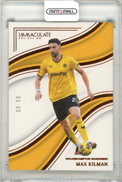 2023-24 Panini-Immaculate Collection Soccer card of Max Kilman serial number 03 of 60 sealed