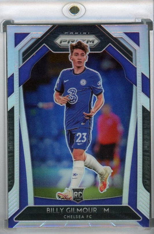2020-21 Panini Prizm Premier League Chelsea FC Billy Gilmour Base Silver collectible card