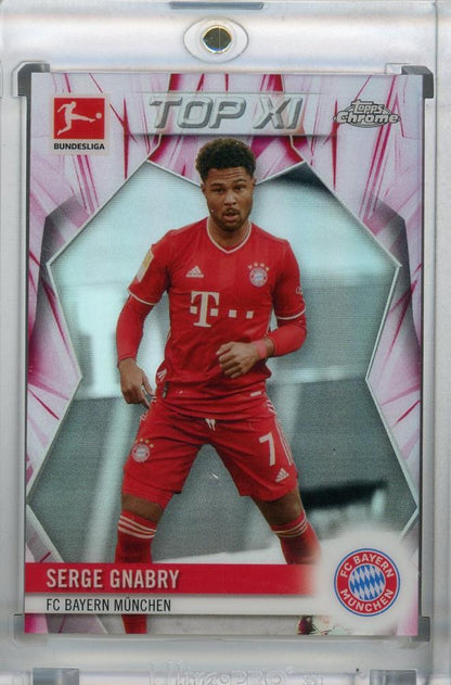 2020-21 Topps Chrome Bundesliga FC Bayern M?nchen Serge Gnabry Top XI trading card
