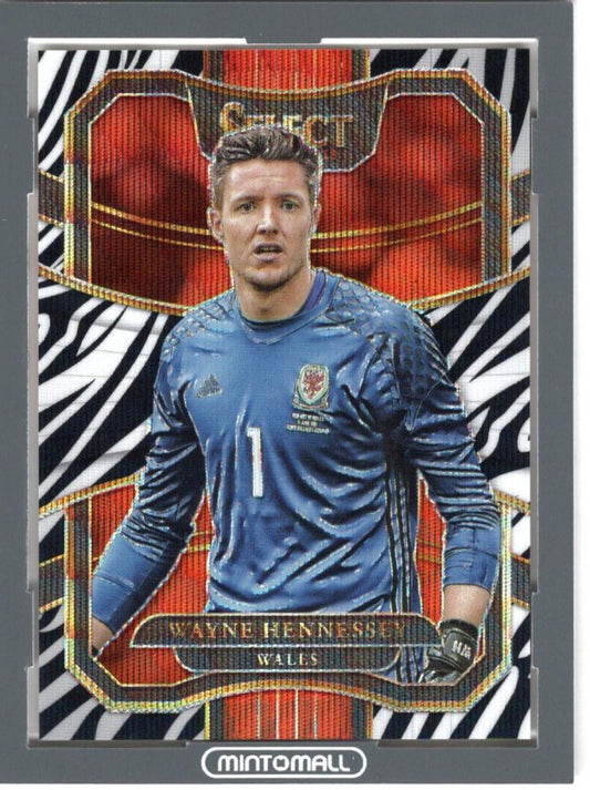 2017-18 Panini Select Wayne Hennessey Zebra card numbered 25 out of 25