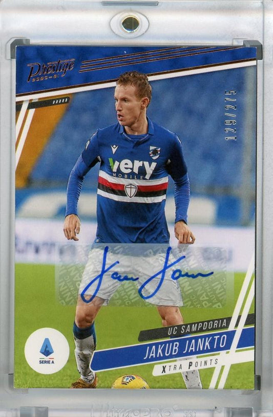 2020-21 Panini Chronicles UC Jakub Jankto Prestige Sampdoria Serie A trading card numbered 129 of 275