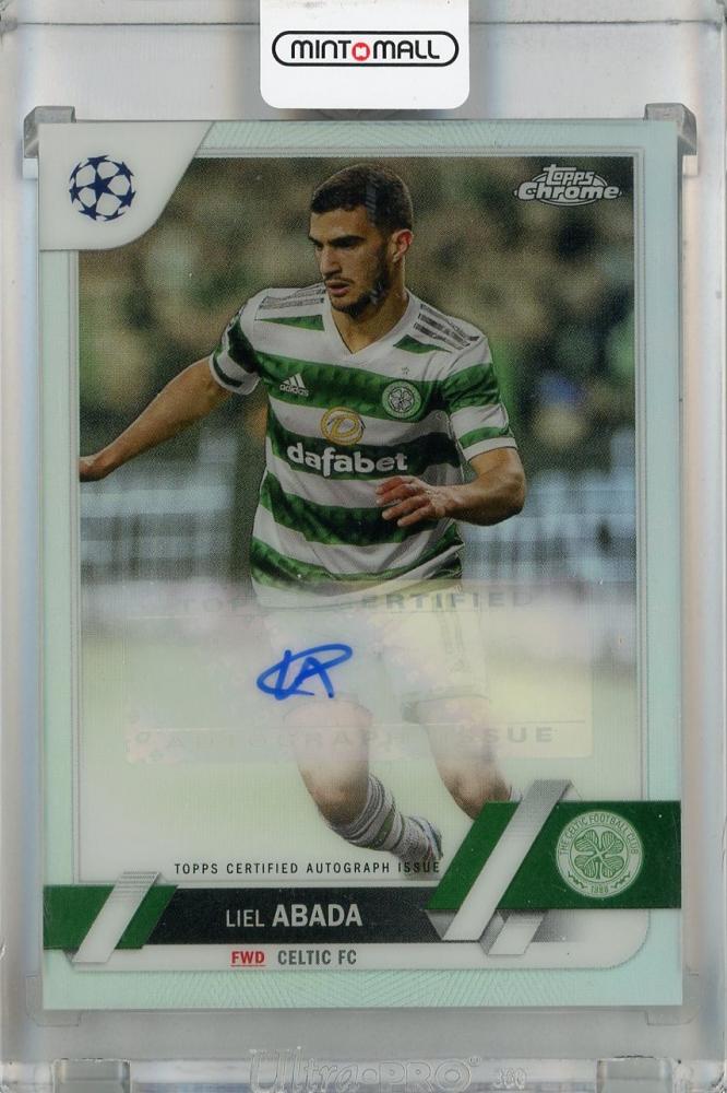 2022-23 Topps Chrome UEFA Club Competitions Liel Abada Chrome Autograph card from Celtic FC