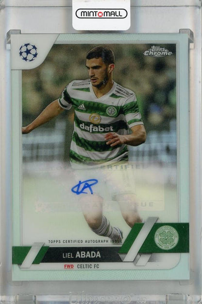 2022-23 Topps Chrome UEFA Club Competitions Liel Abada Chrome Autograph card from Celtic FC