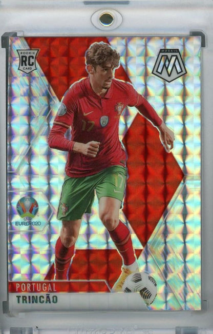 2021 Panini Mosaic UEFA Euro 2020 Portugal Trincao Base Mosaic trading card