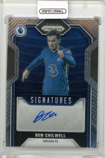 2021-22 PANINI Prizm English Premier League Ben Chilwell Signatures trading card #30 Chelsea FC