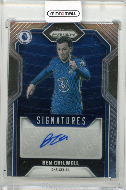 2021-22 PANINI Prizm English Premier League Ben Chilwell Signatures trading card #30 Chelsea FC