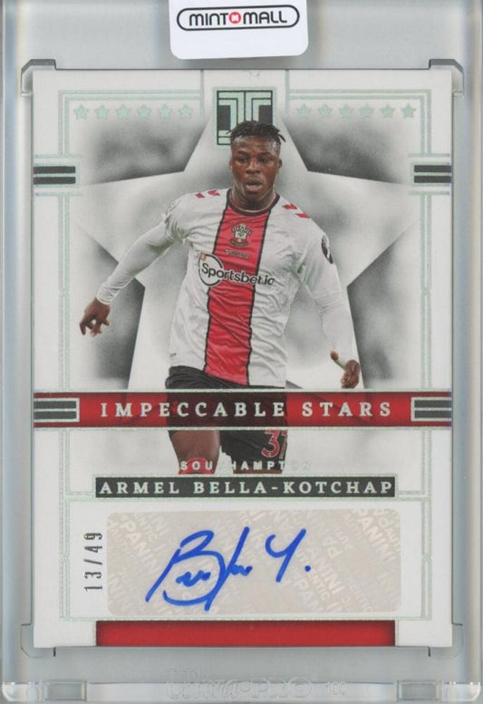 2022-23 Panini Impeccable Premier League Armel Bella-Kotchap Impeccable Stars Signatures card 13 of 49