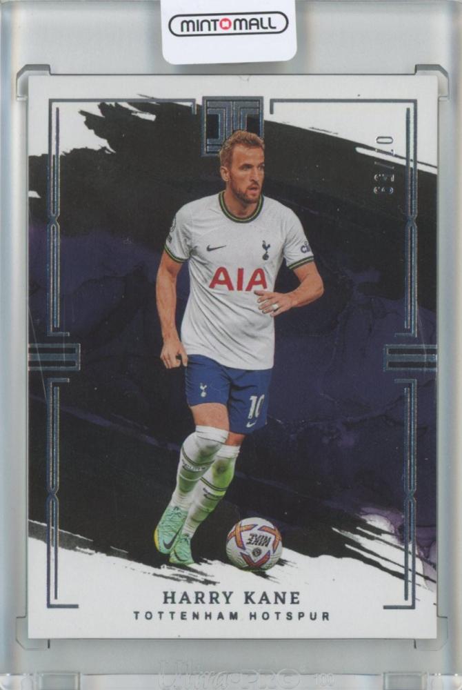 2022-23 Panini Impeccable Premier League Harry Kane trading card serial number 07 of 59