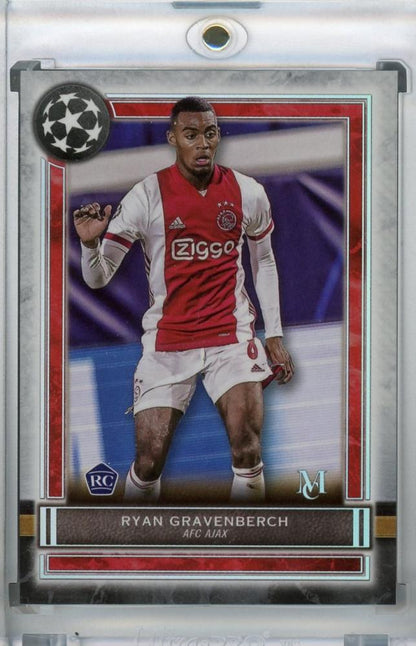 2020-21 Topps Museum Collection UEFA Champions League AFC Ajax Ryan Gravenberch trading card