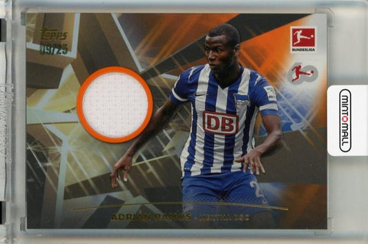 2023-24 Topps Bundesliga 60 Years Celebration Adrian Ramos Relics Orange trading card #REAR09/25