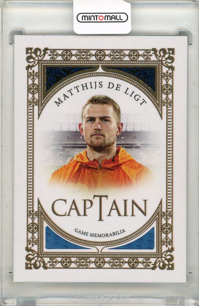 2024 Futera Unique Matthijs de Ligt soccer jersey with serial number 11 out of 21