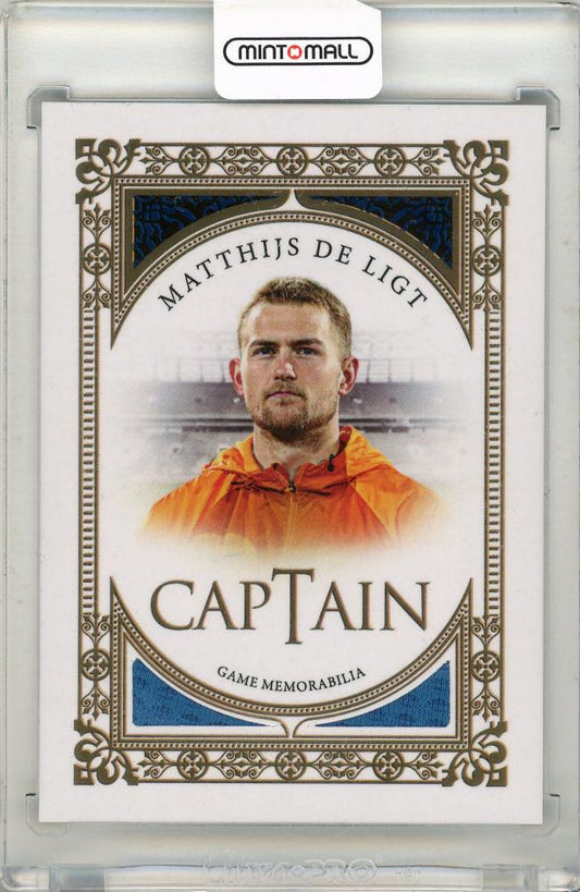 2024 Futera Unique Matthijs de Ligt soccer jersey with serial number 11 out of 21